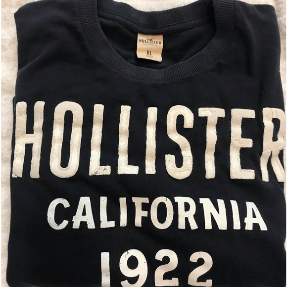 Men’s Hollister S/S T-Shirt Size XL 100% Cotton Used, Great Condition, Flawless - Picture 2 of 5